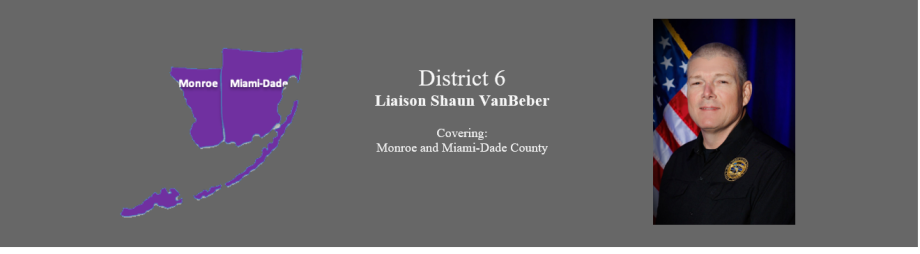 Banner with LEL Photo county map for District 6